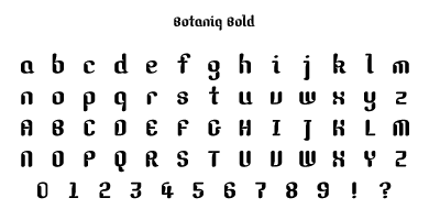 Botaniq Bold Specimen