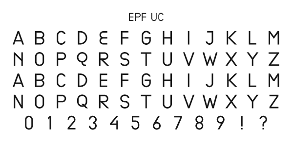 EPF UC Specimen