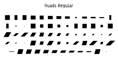 Quads Regular Specimen